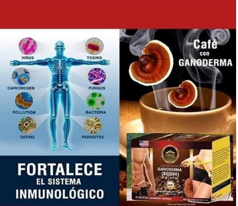 4 IN 1 LATTE COFFE CON GANODERMA