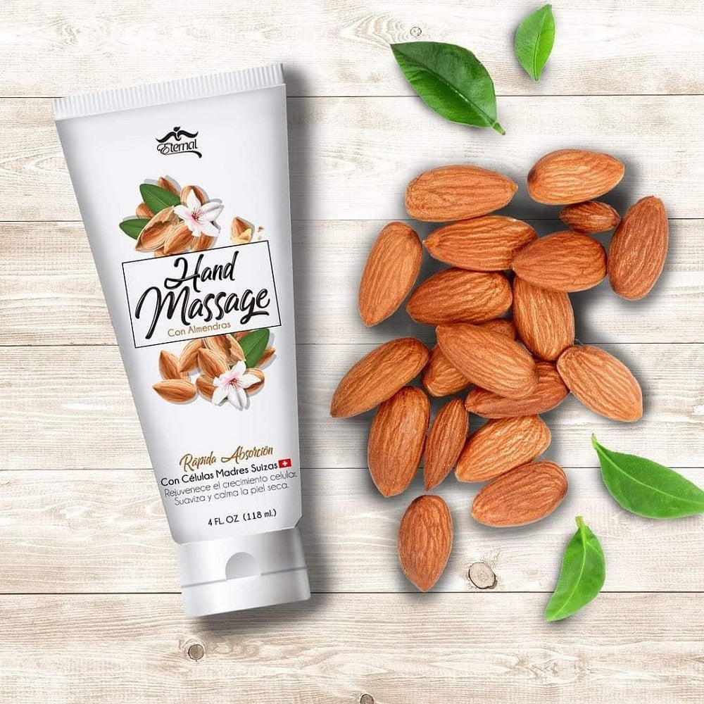 HAND MASSAGE TERAPIA PARA MANOS CON ACEITE DE ALMENDRAS