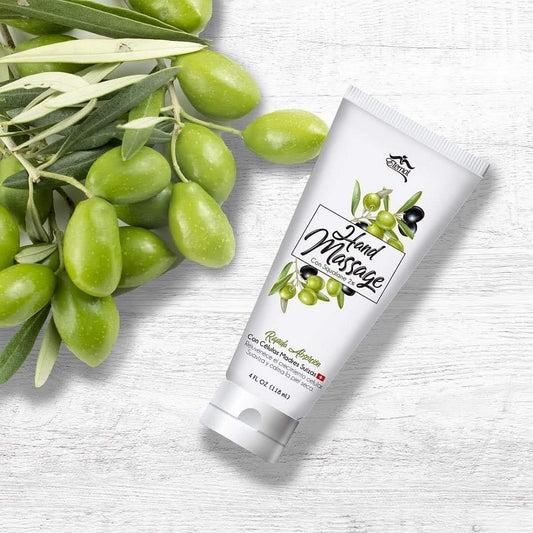 HAND MASSAGE TERAPIA PARA MANOS CON ACEITE DE OLIVA
